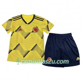 Camisolas de Futebol Colômbia Criança Equipamento Principal Copa América 2019 Manga Curta